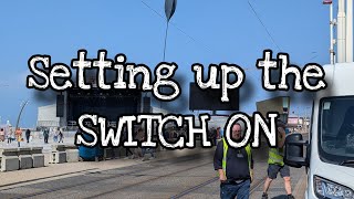 Setting up the big ILLUMINATION switch on here in BLACKPOOL [upl. by Potash562]