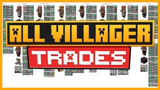 👉HOW TO see ALL VILLAGER TRADES Bedrock 👈 [upl. by Ardekan246]