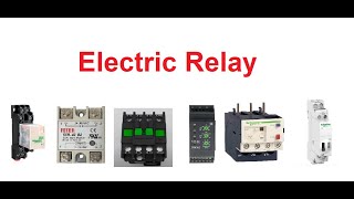 ريلاى التحكم  Electric Relay  automation  classic control  different relay types  lec 11 [upl. by Eohce]