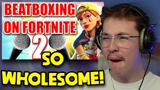 WHEN A BEATBOXER PLAYS FORTNITE 2 REACTION [upl. by Sinnod202]