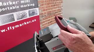 FlyMarker mini with Integrated Barcode Scanner and Magnetic Holding Plate [upl. by Ijies]