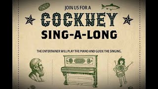 COCKNEY SING A LONG  THE LAMBETH WALK  Sung by Cockney People in a London Pub [upl. by Iblok934]