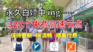 24年11月16日10顺丰资源免费科学上网327节点meta翻墙8K视频4K，超机场VPN，Windowsmac安卓ios、Vless小火箭Vmess小飞机Clash、V2ray、winXray [upl. by Schmeltzer]