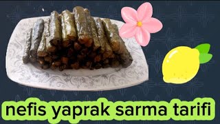 nefis yaprak sarma tarifi ğŸ‹ğŸ‘©â€ğŸ³ [upl. by Ernest698]