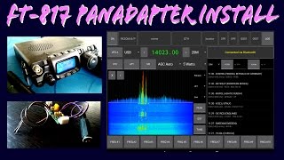 YAESU FT817 PANADAPTER Installation 817Companion [upl. by Sukul]