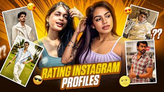 Rating Instagram Profiles ft Yashashree 😍 [upl. by Welsh]