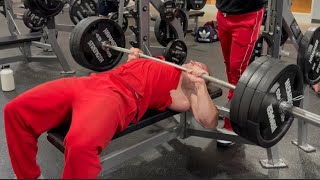 315 PAUSED Bench Press  4K [upl. by Cutlip39]