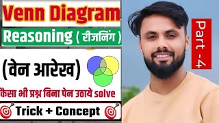 SSC GD EXAM 2024 RRB NTPC EXAM  वेन आरेख 4th Class By Sahdev Rana Sir [upl. by Marigolda]