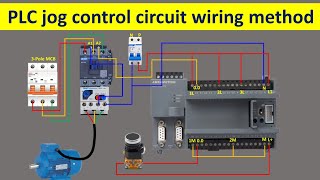 PLC jog control circuit wiring method  PLC wiring tutorial  Electricalgenius [upl. by Goodspeed545]