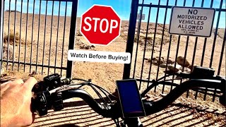 Rode My AMAZON EBIKE Through The Desert 🌵Ridstar Q20 1500W How Did It Handle RideampReview 2024 [upl. by Zosema]