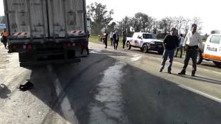 Fatal accidente Ruta Nacional 7 [upl. by Eetnod]