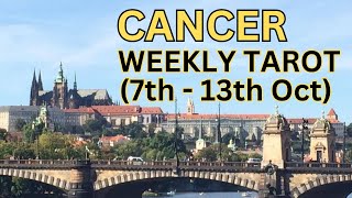 Weekly Tarot Reading for Cancer  October 7th  13th 2024 [upl. by Annasor]