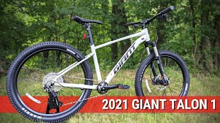 2021 GIANT TALON 1 REVIEW  BEST IN CLASS TRAILS BIKE [upl. by Cyril443]