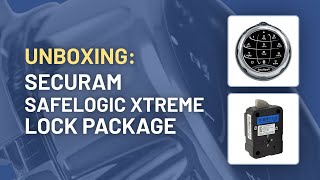 Unboxing the SECURAM SafeLogic XTREME ElectroMechanical Safe Lock Package [upl. by Fulvi]