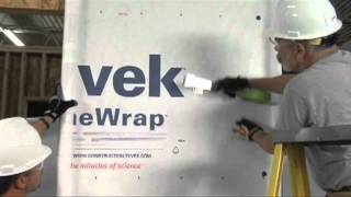 How to install DuPont Tyvek HomeWrap [upl. by Neelrahc]