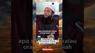 Pentingnya Memaafkan Orang Lain dalam Islam kajian kajianislam ustadzkhalidbasalamah reels fyp [upl. by Helprin]