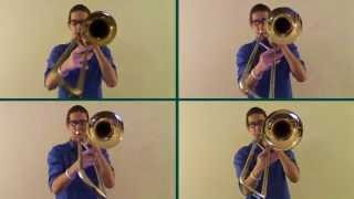 Clean Bandit  Rather Be Trombone Arrangement [upl. by Ylloj116]