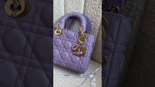 Dior bag💜the luxury bag unboxing dior luxuryhandbags viralshorts viralvideo [upl. by Oirretno237]