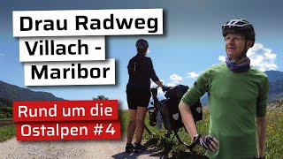 Bikepacking rund um die Ostalpen I Teil 4 I Drau Radweg Villach – Maribor Mai 2024 [upl. by Marris]