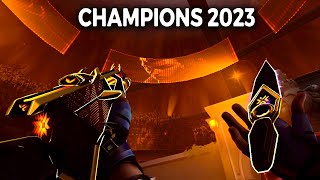 NEW CHAMPIONS 2023 BUNDLE VALORANT GAMEPLAY GIVEAWAY [upl. by Akla81]