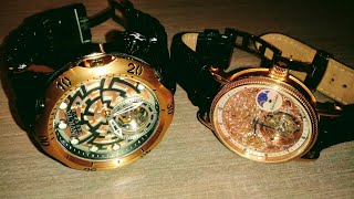 Invicta Tourbillon vs Rover amp Lakes Carrousel quotWatching Watchesquot SILENT Video [upl. by Memberg794]