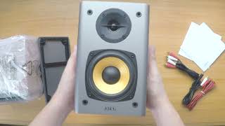 Edifier R1000T4 Wood Bookshelf Speaker Unboxing [upl. by Aihsotan270]