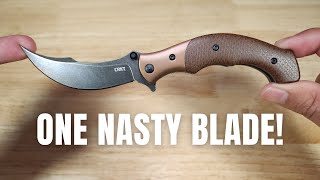 TOP PICK FOLDING EDC KNIFE CRKT RITUAL COMPACT FULL REVIEW [upl. by Tedric327]