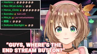 Risu Cant Find Her End Stream Button During C part  Ayunda Risu  Hololive Indonesia [upl. by Fraze]