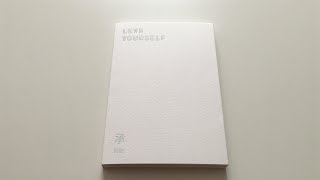 Unboxing BTS방탄소년단 Love Yourself 承 Her L Version [upl. by Yanffit]