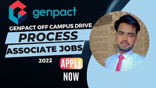 Genpact Process Associate Jobs  Genpact Jobs for Freshers 2022 Corporate Wala  Know How to Apply [upl. by Abbott403]