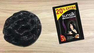 How to make Slime with Sunsilk Shampoo and Salt no borax no glue WORK or NOT with 100 PROOF [upl. by Nibbor]