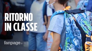 Roma il rientro a scuola dei più piccoli “Difficile spiegargli le regole antiCovid” [upl. by Karab]