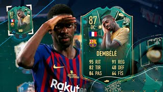 ¿ROTÍSIMO o ESTAFA DEMBELE 87 WINTER WILDCARDS REVIEW FIFA 23 ULTIMATE TEAM [upl. by Nyladam779]