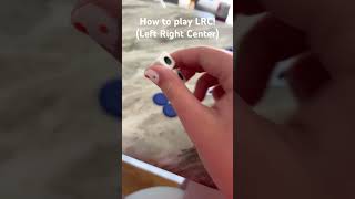 How to play the game Left Right Center It’s a super fun game to play familygamenight sponserme [upl. by Nylekoorb]