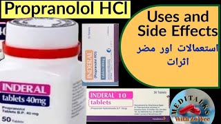 Uses and Side Effects of Propranolol HCl  Uses of Propranolol HCl  Side Effects of Propranolol HCl [upl. by Cates]