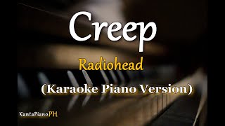 Creep Radiohead  Karaoke Piano [upl. by Ahtanamas]