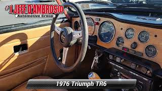 Used 1976 Triumph TR6  Downingtown PA D16527 [upl. by Areta]