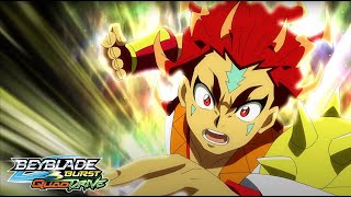 BEYBLADE BURST QUADDRIVE Latin American Spanish Conoce a los Bladers Rashad [upl. by Yennor]