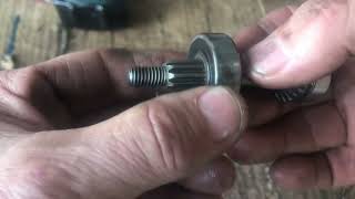 Stihl  Ryobi etc Strimmer Cutting head gearbox  easy servicefix [upl. by Trebbor604]