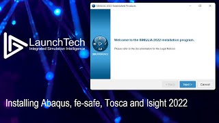 Installing SIMULIA Abaqus Tosca fesafe and Isight 2022 on Windows Part 1 of 2 [upl. by Nnylarac425]