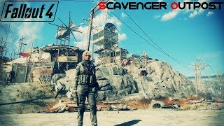 Fallout 4  Scavenger Outpost Build  Coastal Cottage [upl. by Rimisac]