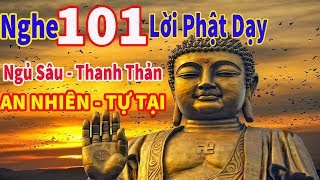 Nghe 101 lời phật dạy  Ngủ Sâu GiấcChữa Mọi Tâm Bệnh  Sống An Nhiên Tự Tại [upl. by Essie209]