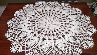 Duża szydełkowa serwetacrochet doily 13 [upl. by Redd]