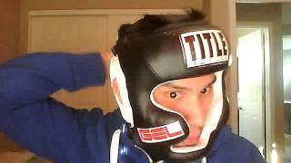 Title Boxing GEL World FullFace Training Headgear Review Size Large [upl. by Legge456]