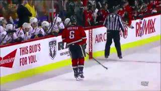 Dennis Wideman crosschecks referee [upl. by Dorcus320]