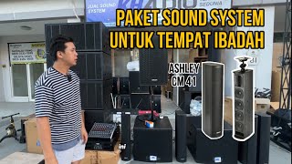 Speaker Column Ashley CM 41 untuk tempat ibadah [upl. by Ardyaf]