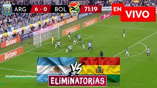 🔴 Argentina vs Bolivia EN VIVO  Eliminatorias [upl. by Aretak607]