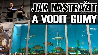 Ukázky nastražení a vedení gumových nástrah v gigantickém akváriu na For Fishing 2024  NÁSTRAHYCZ [upl. by Valente466]