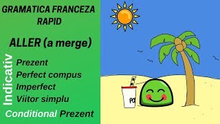 Verbul ALLER a merge  indicativ prezent perfect compus imperfect viitor conditional prezent [upl. by Georgiana]