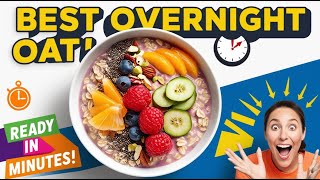 OVERNIGHT OATS  6 Easy amp Delicious Breakfast Meal Prep Flavors for a Healthy Start [upl. by Enom]